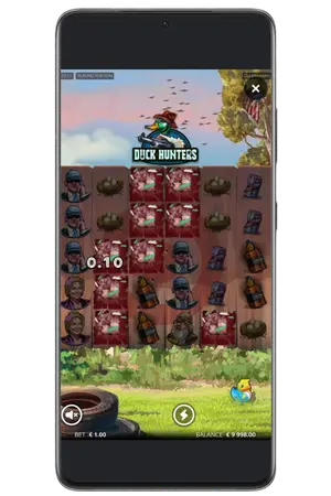 Gotowe, zaczęto grę w slot Duck Hunters